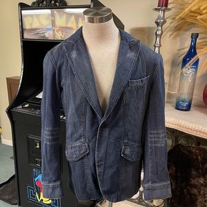 Armani Exchange men’s denim blazer size xl new